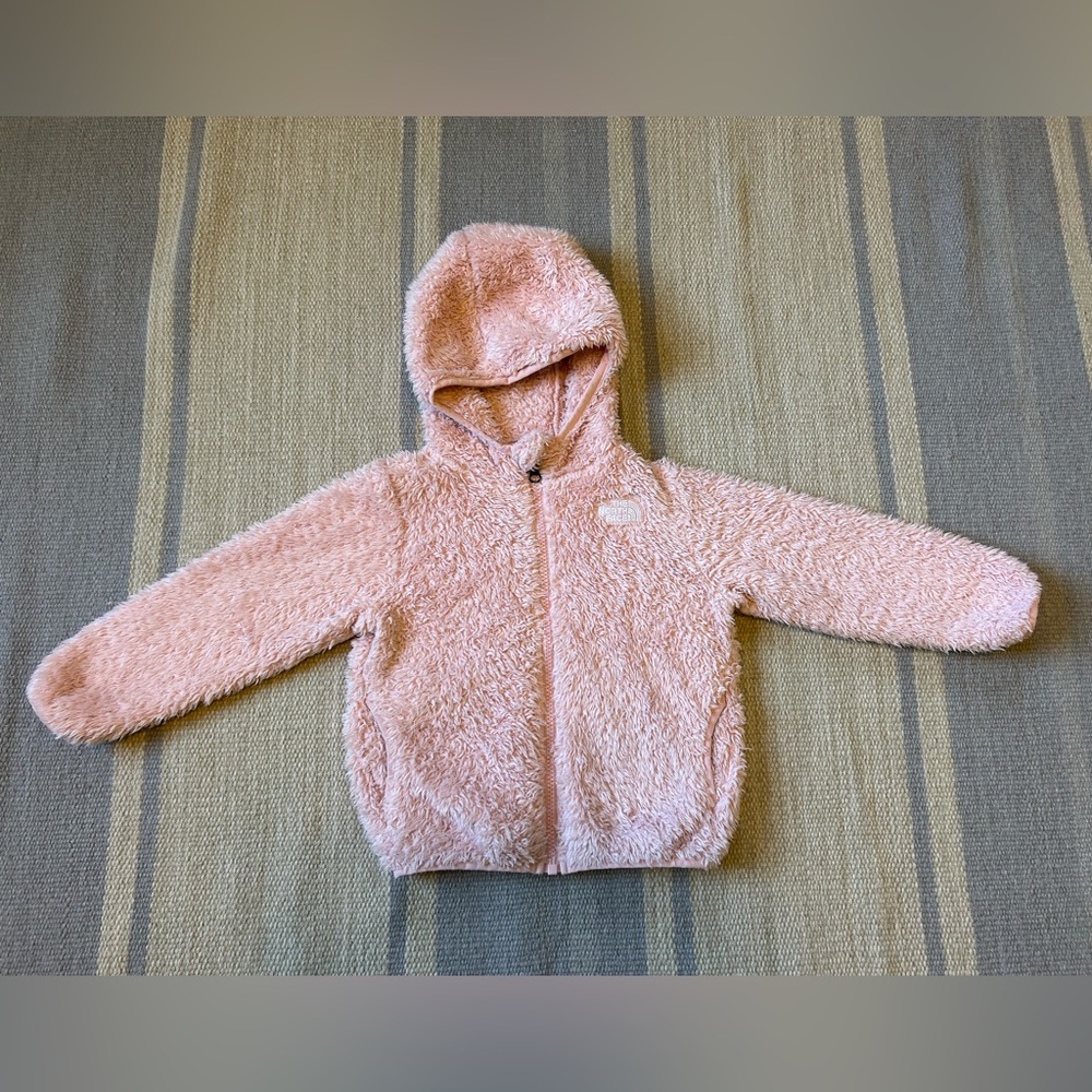 The North Face Pink Teddy Bear Fleece Jacket 3T